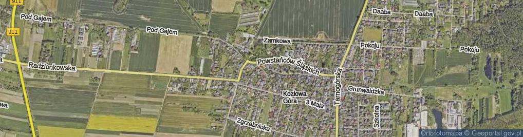 Zdjęcie satelitarne Ligonia Juliusza ul.